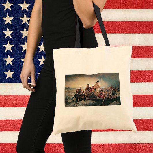 Washington door Emanuel Leutze Tote Bag