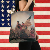 Washington door Emanuel Leutze Tote Bag