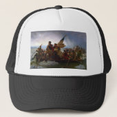 Washington door Emanuel Leutze Trucker Pet (Voorkant)
