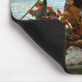 Washington doorkruist de Delaware Fine Art Muismat (Hoek)