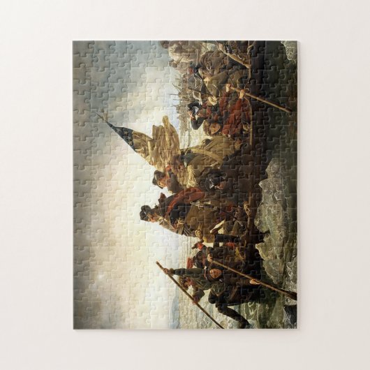 Washington doorkruist de Delaware Legpuzzel (Verticaal)