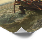 Washington doorkruist het Delaware schilderen Poster (Hoek)