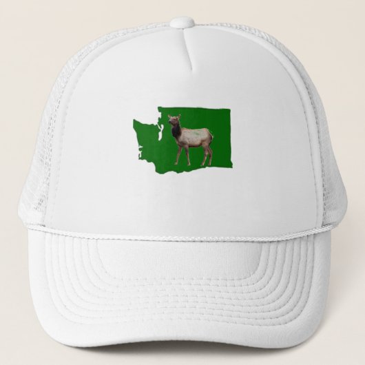 Washington Elk Trucker Pet (Voorkant)