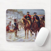 Washington en Lafayette bij Valley Forge ~ Muismat (Met muis)