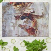 Washington en Lafayette bij Valley Forge ~ Theedoek (Gevouwen)