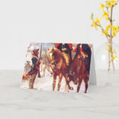 Washington en Lafayette in Valley Forge Kaart (Gele Bloem)