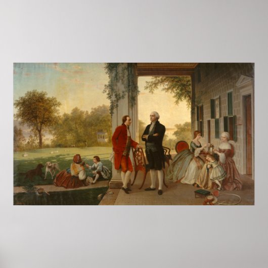 Washington en Lafayette Poster (Voorkant)