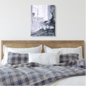 Washington en Mary Philipse Canvas Afdruk (Insitu (Slaapkamer))