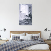 Washington en Mary Philipse Canvas Afdruk (Insitu (Slaapkamer))