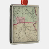 Washington en Oregon Metalen Ornament (Rechts)