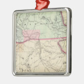 Washington en Oregon Metalen Ornament (Links)