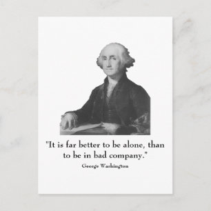 Washington en quote briefkaart