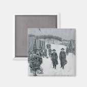 Washington en Steuben in Valley Forge Magneet (Voorkant / Achterkant)