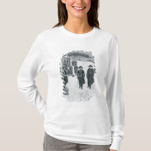Washington en Steuben in Valley Forge T-shirt