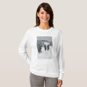 Washington en Steuben in Valley Forge T-shirt (Voorkant volledig)