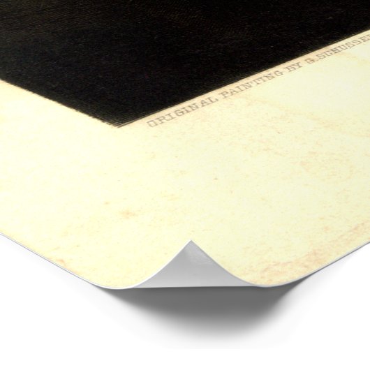 Washington en zijn familie Mezzotint door C. Schus Poster (Hoek)