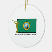 WASHINGTON EVERETT MISSIE LDS CTR KERAMISCH ORNAMENT (Links)