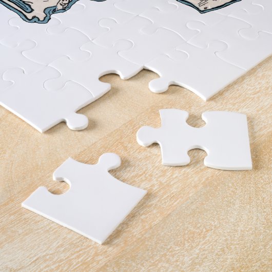 Washington Evergreen Afbeelding Map Legpuzzel (Zijkant)