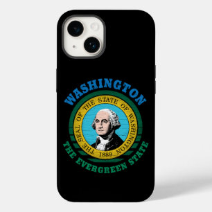WASHINGTON EVERGREEN STAATSVLAG Case-Mate iPhone 14 HOESJE