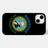 WASHINGTON EVERGREEN STAATSVLAG Case-Mate iPhone CASE (Achterkant (horizontaal))