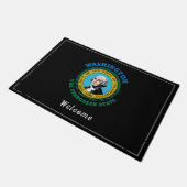 WASHINGTON EVERGREEN STAATSVLAG DEURMAT (Schuin)