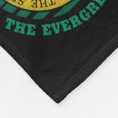 WASHINGTON EVERGREEN STAATSVLAG FLEECE DEKEN (Hoek)