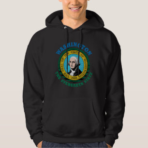 WASHINGTON EVERGREEN STAATSVLAG HOODIE