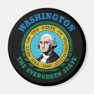 WASHINGTON EVERGREEN STAATSVLAG MAGNEET