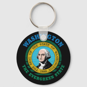 WASHINGTON EVERGREEN STAATSVLAG SLEUTELHANGER
