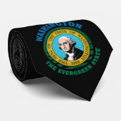 WASHINGTON EVERGREEN STAATSVLAG STROPDAS (Opgerold)