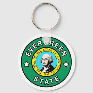 Washington Evergreen State sleutelhanger