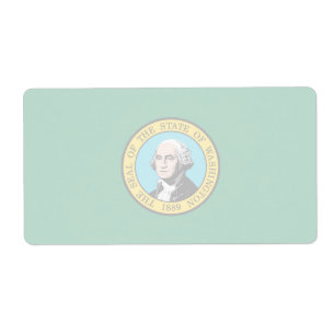 Washington Faint Flag Verzendlabel
