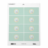 Washington Faint Flag Verzendlabel (Full Sheet)