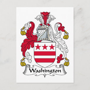 Washington Family Crest Briefkaart
