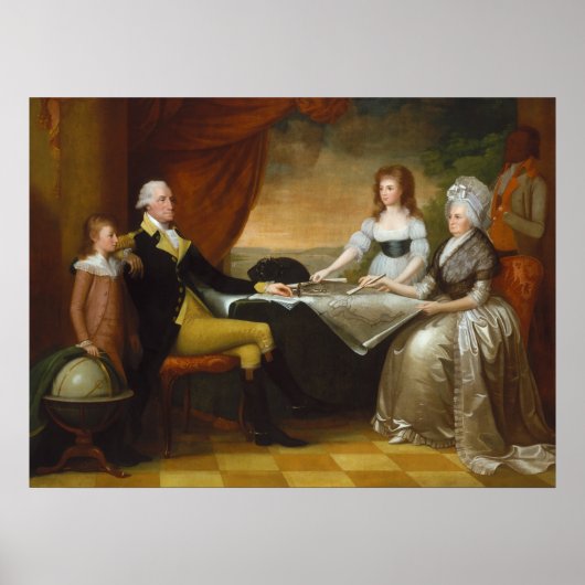 Washington Family - Edward Savage Fine Art Poster (Voorkant)