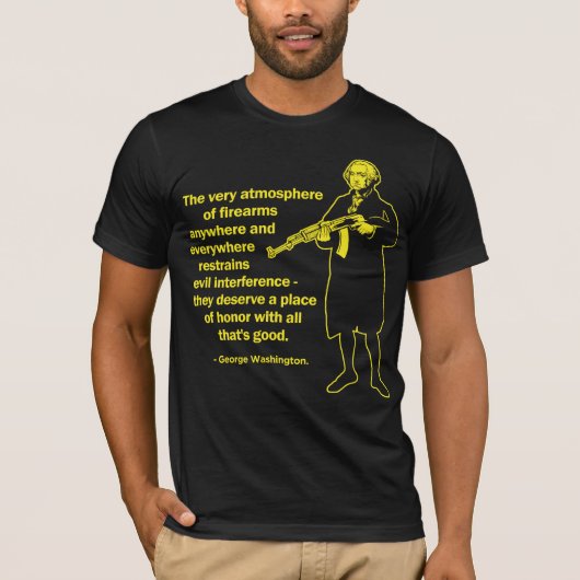Washington Firearms Quote Shirt (Voorkant)