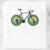 Washington Flag Cycling Rechthoekige Sticker (Tas)