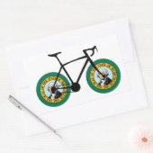 Washington Flag Cycling Rechthoekige Sticker (Envelop)