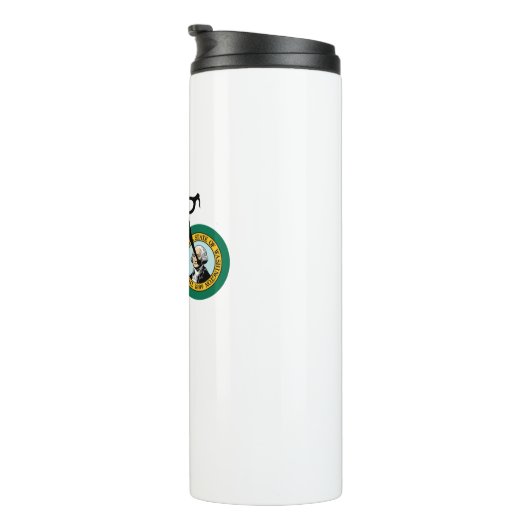 Washington Flag Cycling Thermosbeker (Geroteerd rechts)