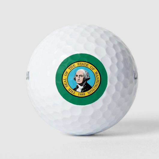 WASHINGTON FLAG GOLFBALLEN (Voorkant)