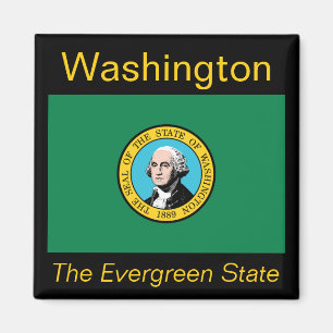 Washington Flag Magnet