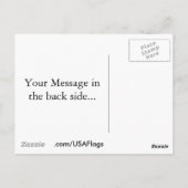 Washington Flag Map Briefkaart (Achterkant)