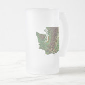 Washington Flag Map City Mok (Voorkant rechts)