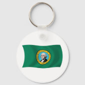 Washington Flag Sleutelhanger (Voorkant)