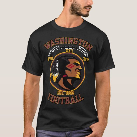 Washington Football - Red Classic T-Shirt (Voorkant)