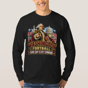 Washington Football Wedstrijd Dag Is Mijn Gebied F T-shirt