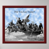 WASHINGTON GEEFT LAXS-TASTIEK! POSTER (Voorkant)