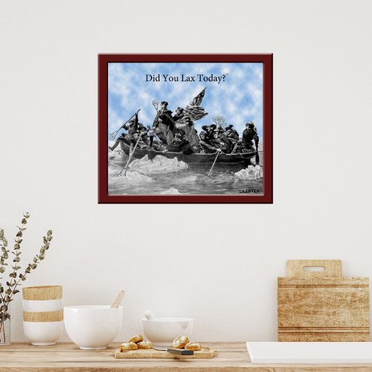 WASHINGTON GEEFT LAXS-TASTIEK! POSTER (Keuken)