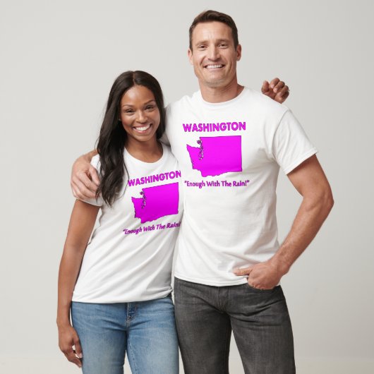 Washington - Genoeg regen T-shirt (Unisex)