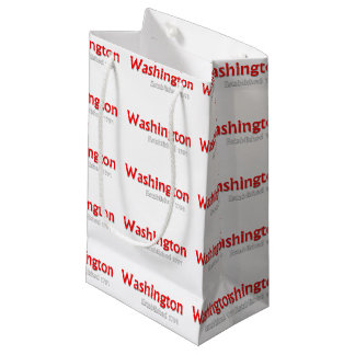 Washington Gift Bag, Small Glossy Klein Cadeauzakje